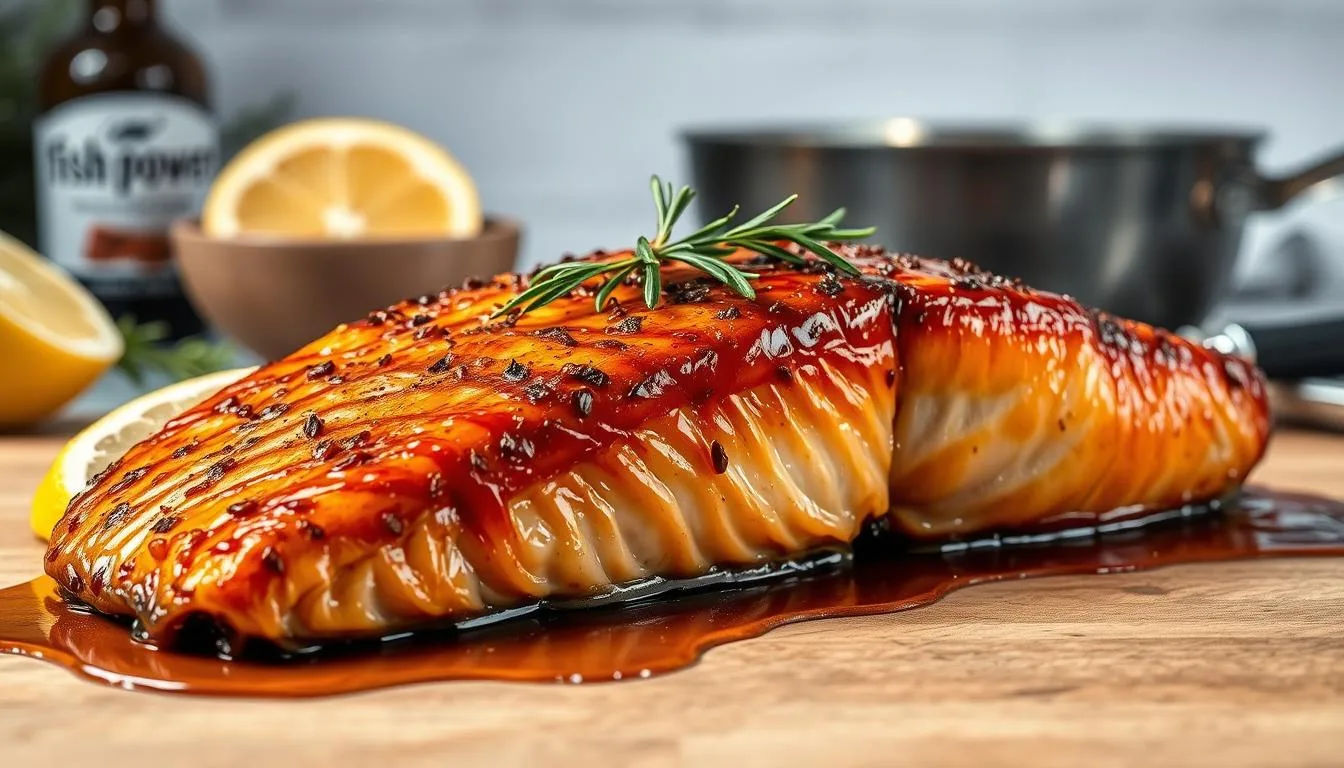 honey glazed salmon