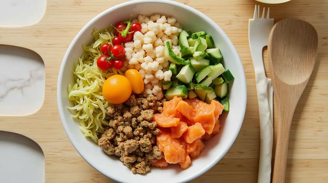 salmon poke bowl
