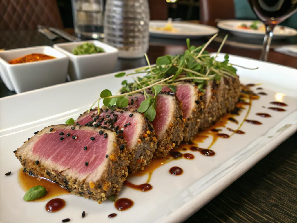 ahi tuna recipe -seared